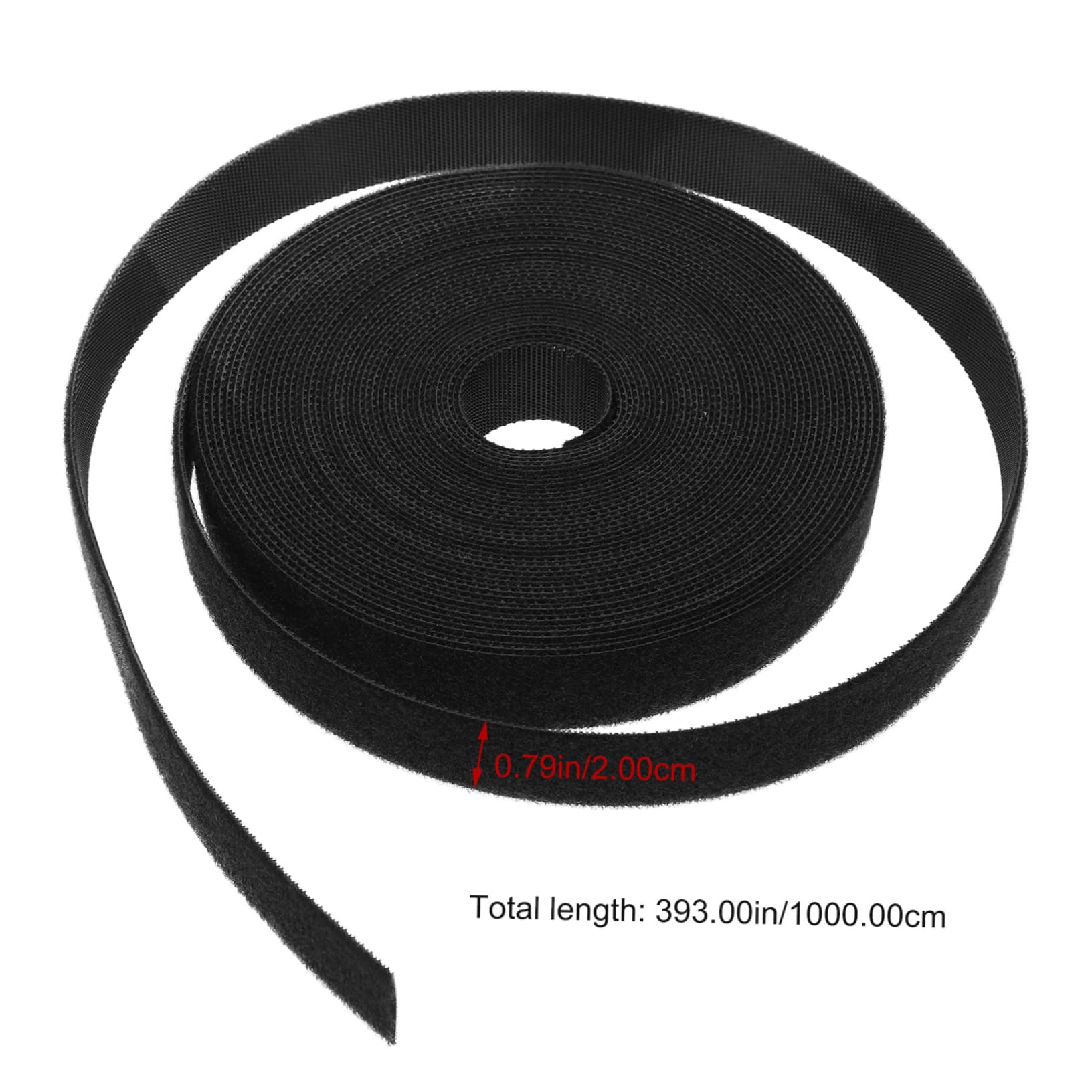 LALAFINA 1Roll Self Adhesive Tape Roll Durable Cable Management Strips for Organizing Wires for Home Office and Garden Use Strong Adhesion Easy to Use