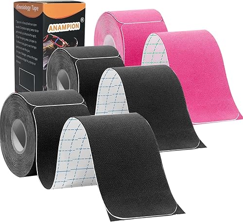 Kinesiology Tape Pro Athletic Sports Cinta impermeable transpirable sin látex para tobilleras, muñecas, rodillas, correr, tenis, natación, fútbol,