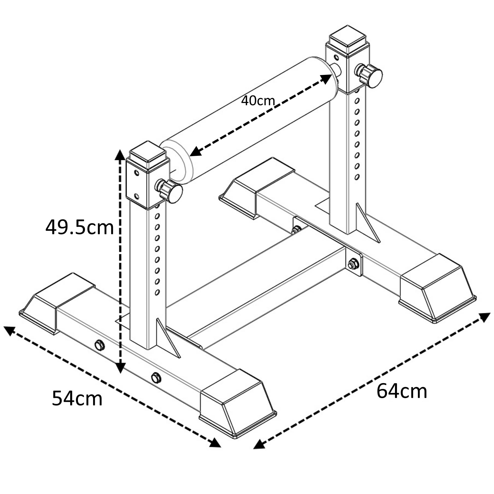 HONGKEFIT Single Leg Squat Roller - Adjustable Single Leg - View #10