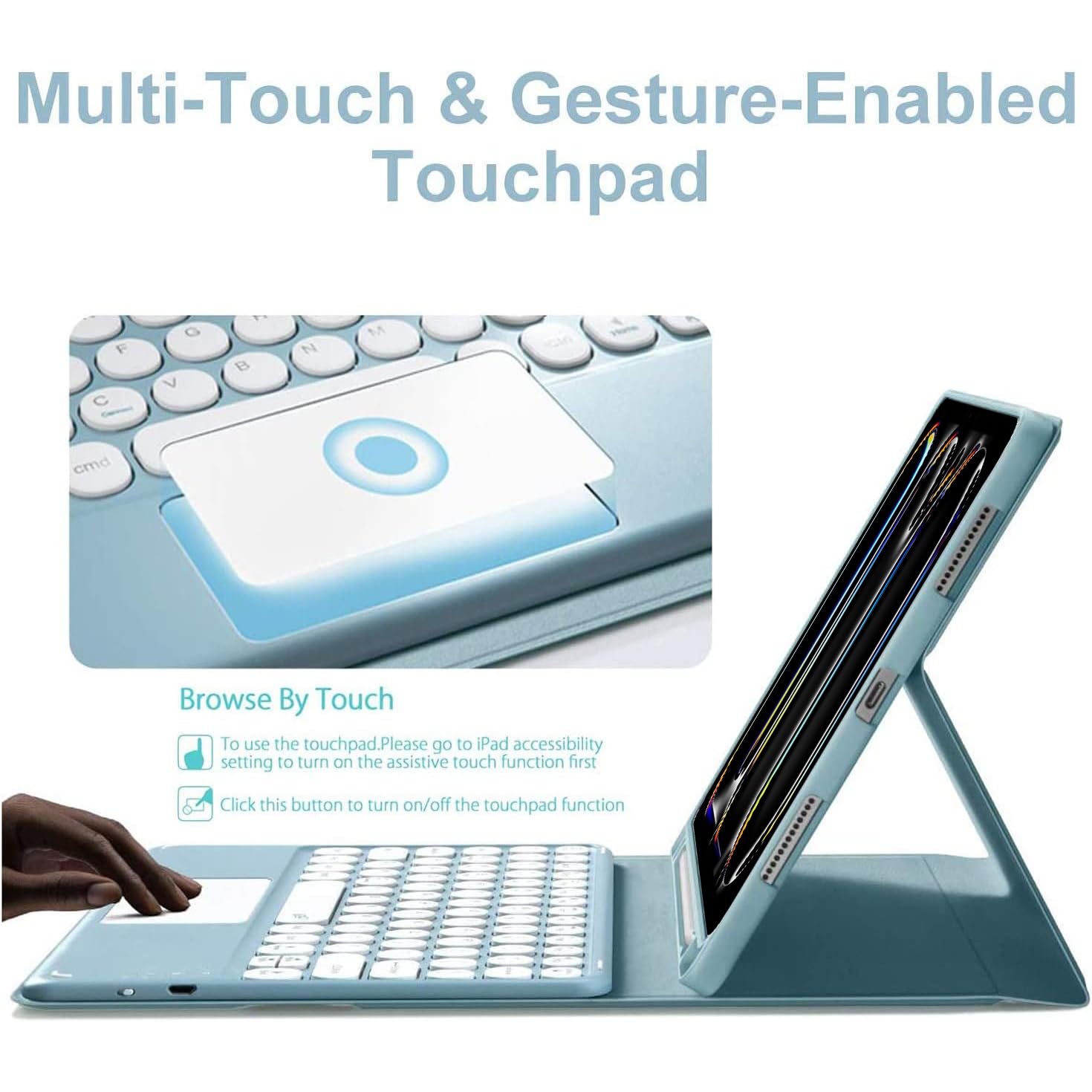 Coque Pour Ipad Air 5E-4E Génération 2022-2020 10,9 Pouces, Etui Pu