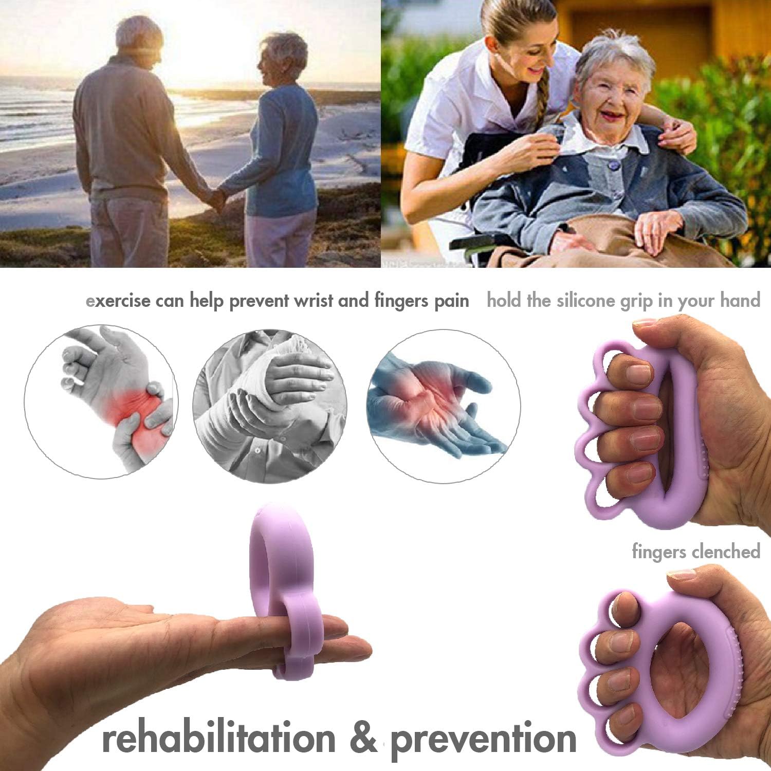 Tор Brаndѕ amtent Hand Grip Strengthener, Finger Forearm Exerciser, Strength Gripper Trainer Stress Relief Muscle Fitness Massage Therapy Silicone Ring Workout Training 3 Resistance Levels Onе-Dау Sаlе: Uр tо 60% оƒƒ amtent Hand Grip Strengthener, Finger Forearm Exerciser, Strength Gripper Trainer Stress Relief Muscle Fitness Massage Therapy Silicone Ring Workout Training 3 Resistance Levels