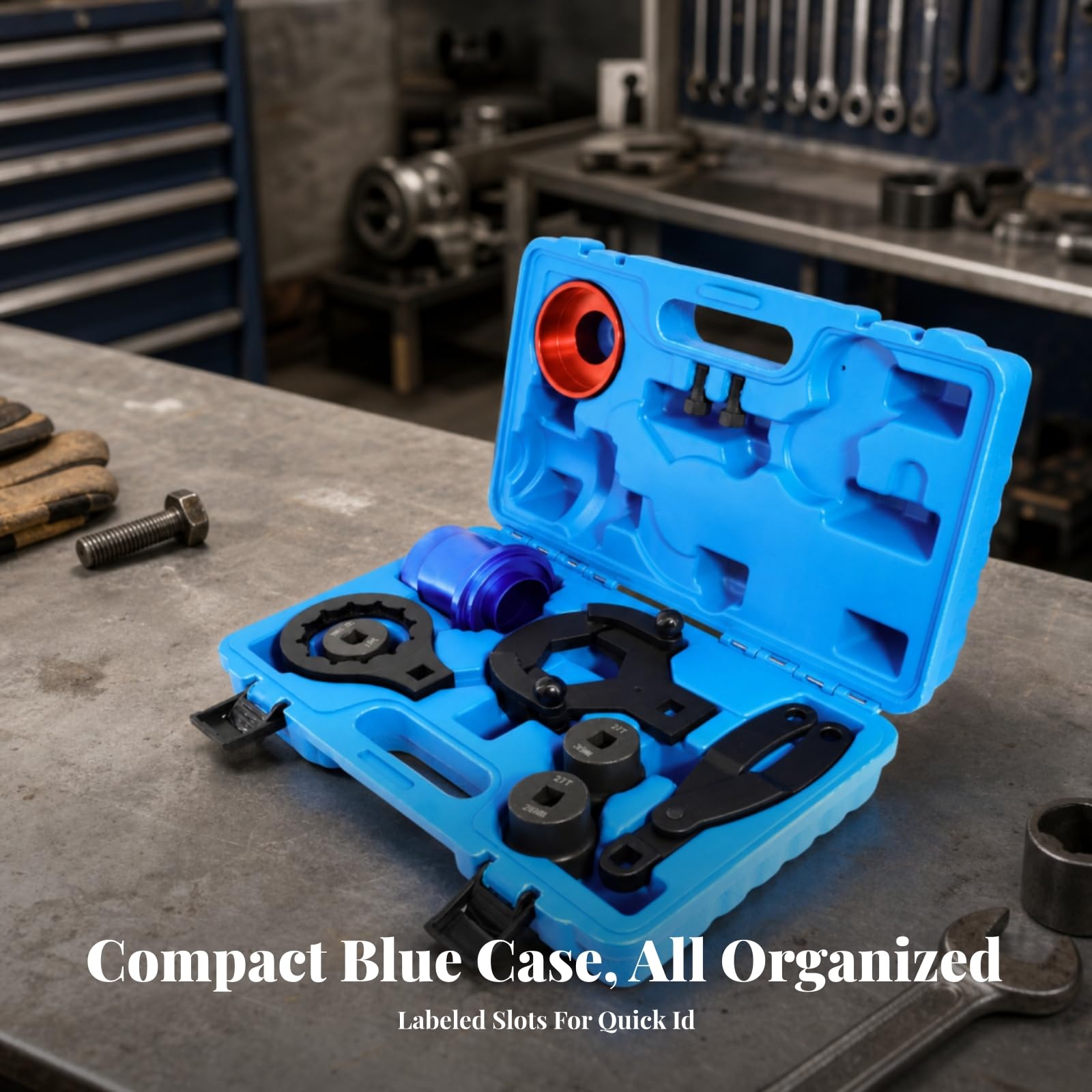 Kit Attrezzi per erenziale Manuale | Professionale, Set di Utensili con Valigetta, per Officina, Garage, Meccanici