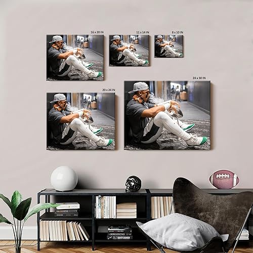 Miniatura 4 de B.B.F MAKE Lienzo decorativo para pared, diseño de águilas campeones 2025, póster impreso de Philadelphia Hurts, lienzo para decoración de pared,