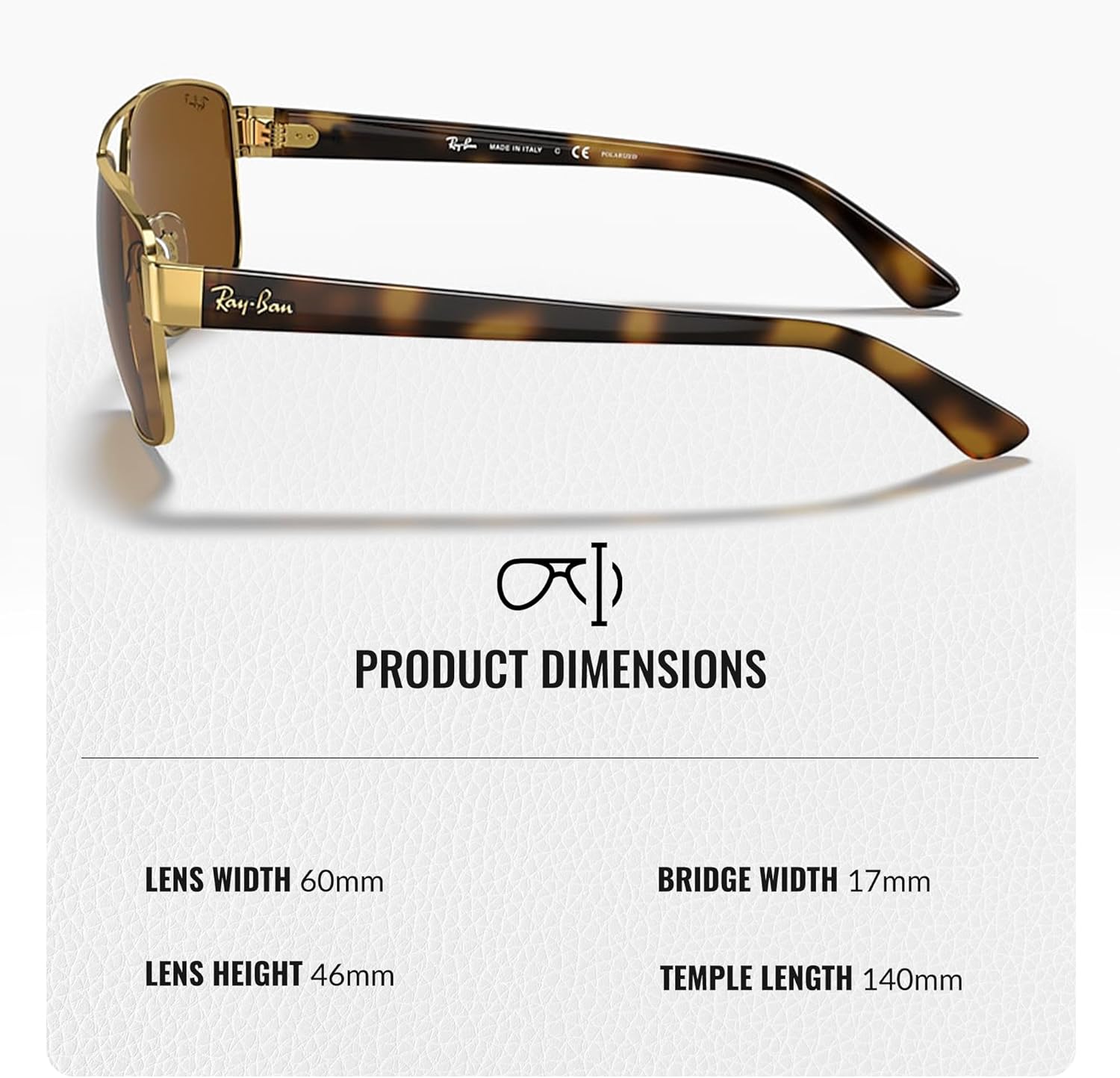 Ray-Ban RB3663 Square-Round Shaped Sunglasses for Men & Women with Official RAYBAN Eyewear Kit - Image 4