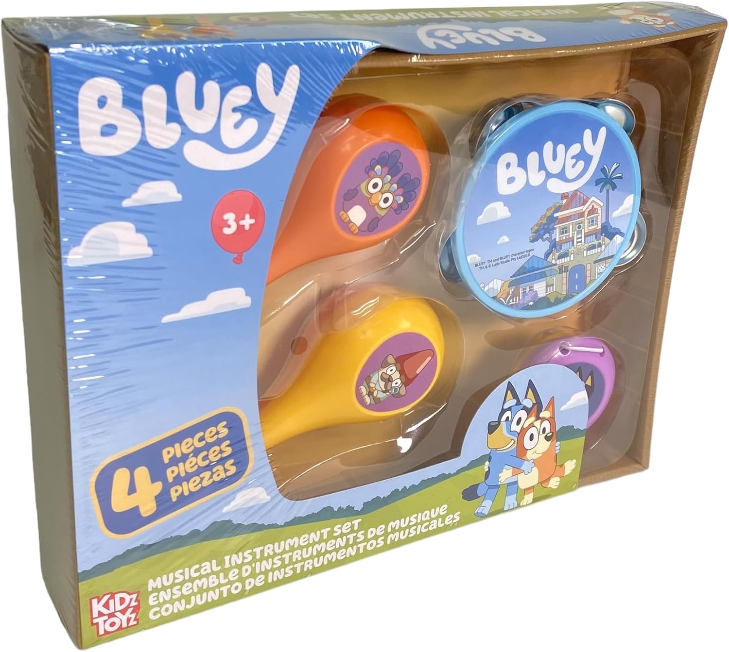 BLUEY 4 Peice Musical Instrument Set
