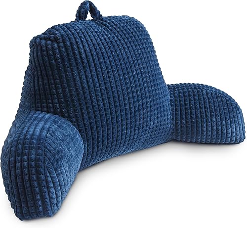 Miniatura 1 de Holawakaka Almohada de lectura para adultos con brazos, almohadas de respaldo para lectura y descanso para sentarse en la cama, descansar en cama,