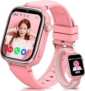 JoJoego Children’s Smartwatch, 4G Smartwatch Children with GPS and Phone, Video Call, Calls, SOS, School Mode, Chat, SIM, …