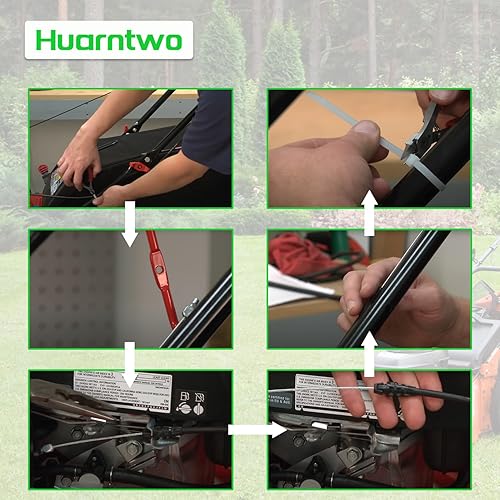 Miniatura 6 de Cable de control de cuchilla 946-1113A para cortacésped MTD 746-1113A Troy-Bilt TB210 TB200 TB320 Walk-Behind cortacésped 51-1/4 pulgadas / conducto