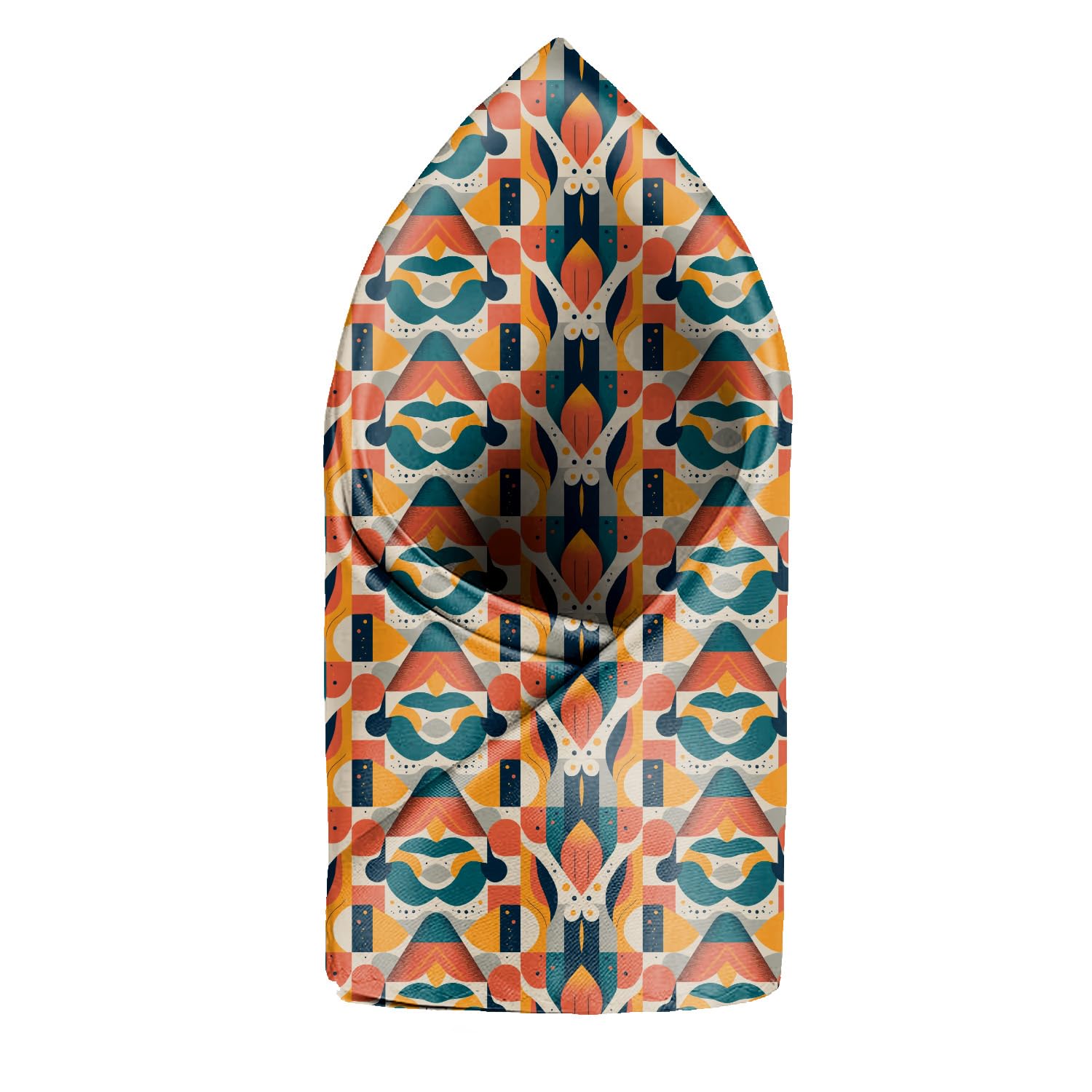 blacksmith Tribal Geometric Printed Pocket Square for Men-picture-16