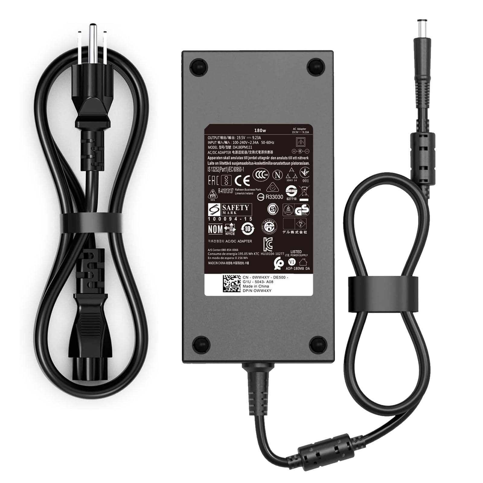 Amazon.com: 180W Laptop Charger Fit for Dell Alienware 15 R1 R2