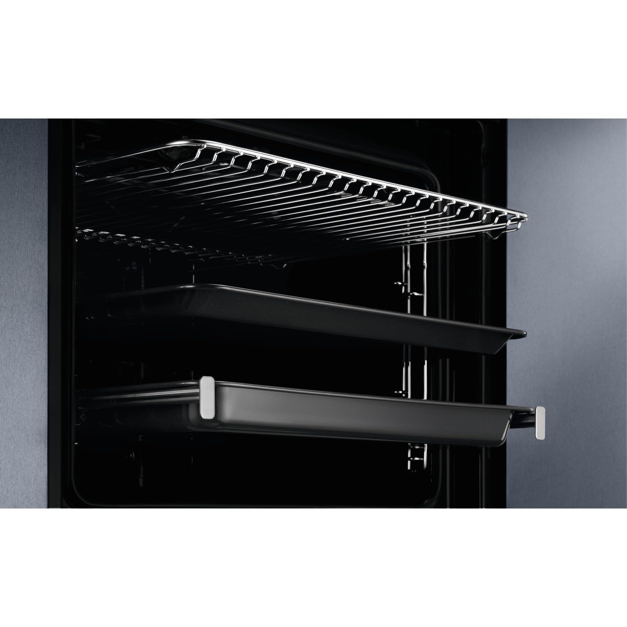 Electrolux OEF5H50BK – Horno Multifunción Serie 600 SurroundCook, 9 Funciones, Cavidad XXL, Display LED y Pantalla Táctil, Carriles Telescópicos 1 Nivel, INOX Antihuellas, Clase A+