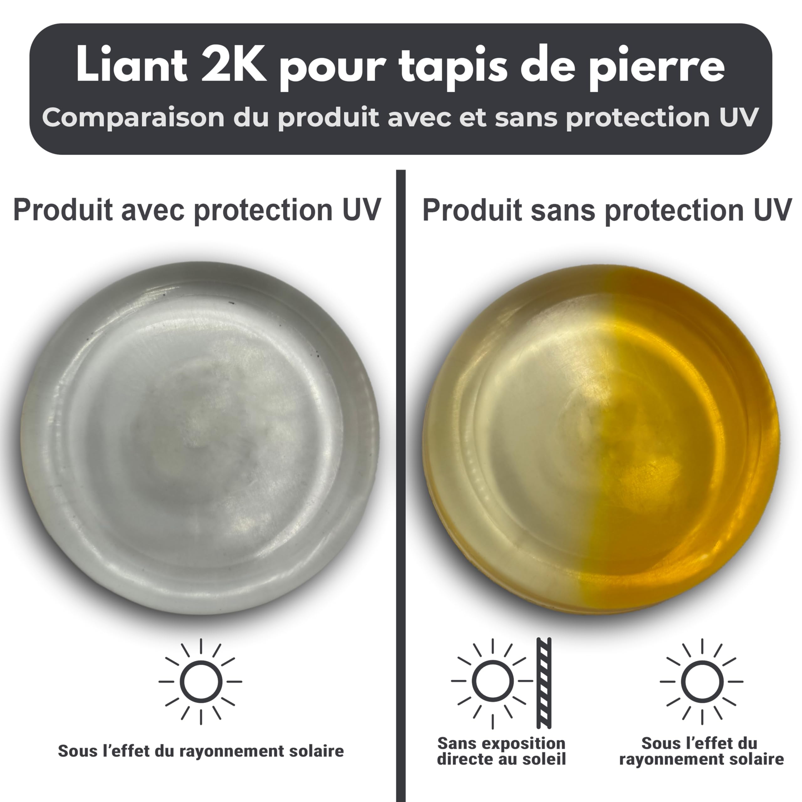 WO-WE Adhérent époxy pour tapis en pierre résistant aux UV W727 1,5kg