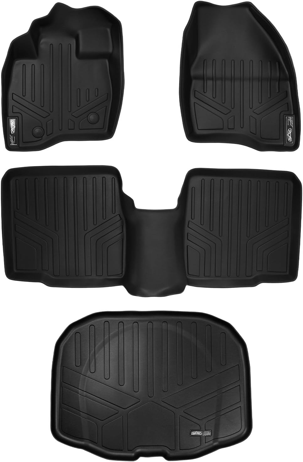 SMARTLINER Floor Mats 2 Rows and Cargo Liner Behind 3rd Row