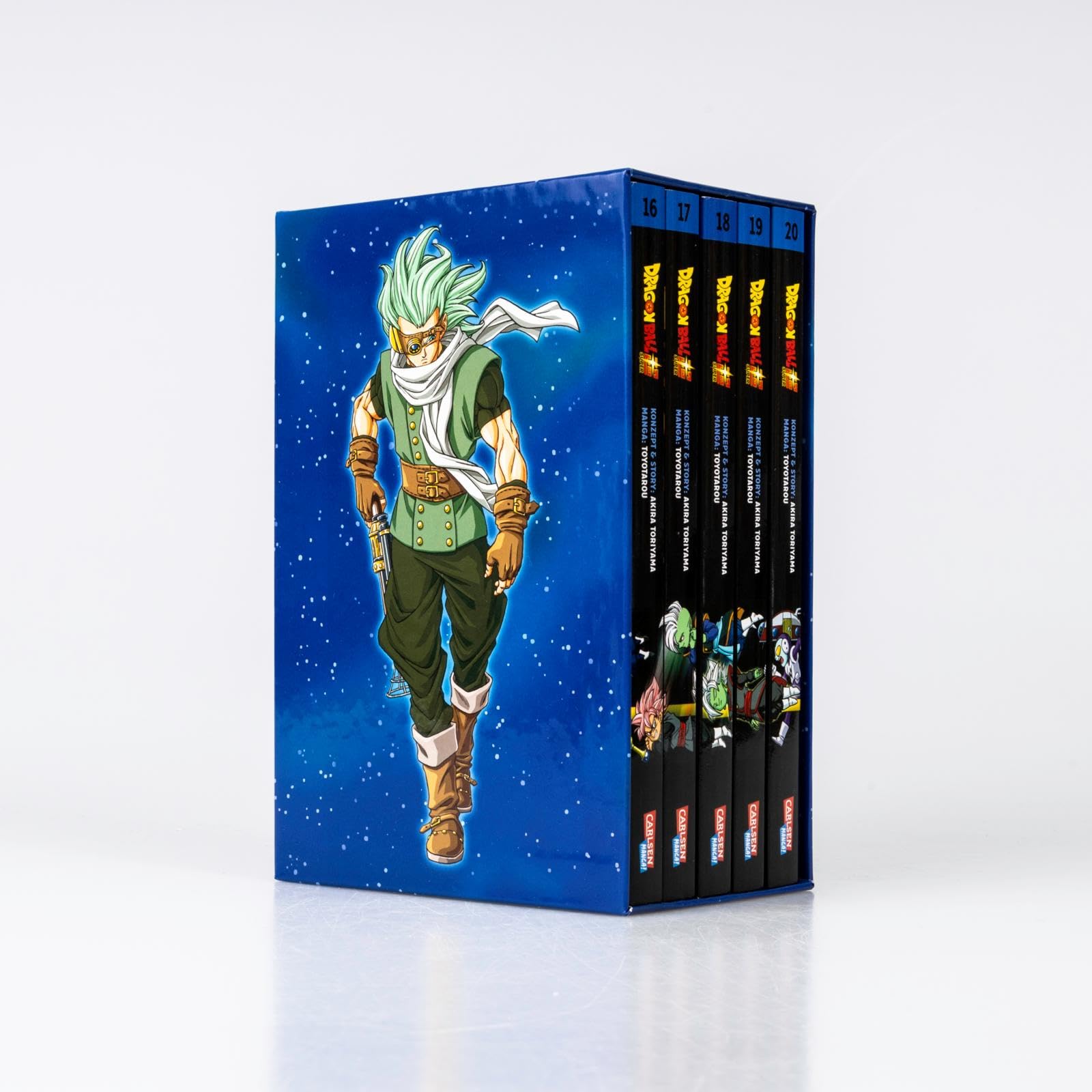 Dragon Ball Super, Bände 16-20 im Sammelschuber mit Extra: Neue Storys aus dem DRAGON BALL-Universum in praktischer Sammelbox