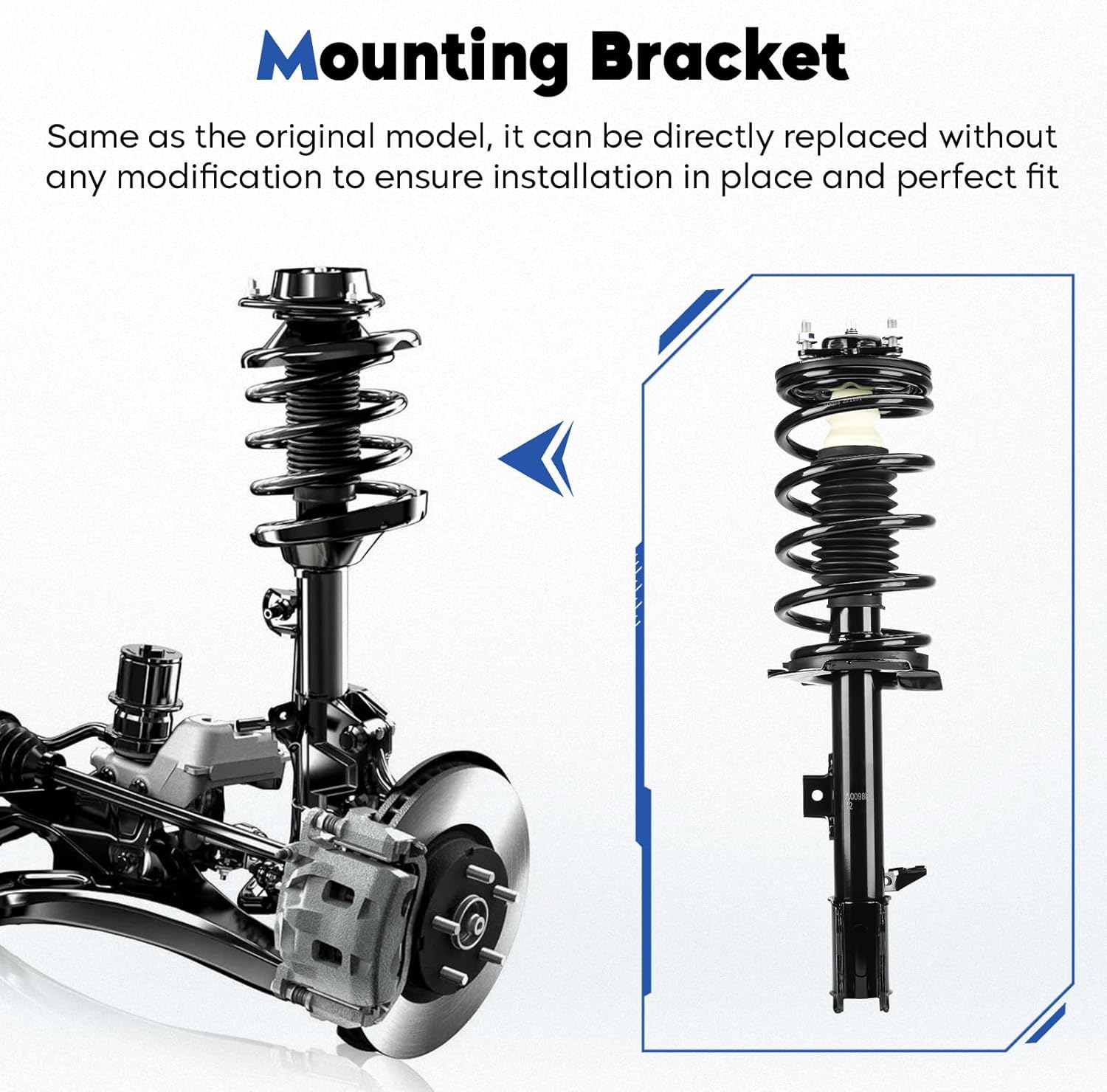 Front Struts Assembly Fit for 2005-2012 Ford Escape, 2005-2011 Mazda Tribute/Mercury Mariner, Shock Absorber & Sway Bars End Links, Replace for 171594 171593