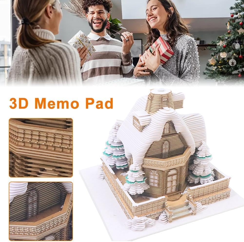 Kalendarz 3D, kalendarz 3D 2025, kalendarz czasowy 2025, podkładki artystyczne, kalendarz czasowy 2025, papier samoprzylepny 3D, świecący model architektoniczny, ozdoby prezentowe, domowe biuro