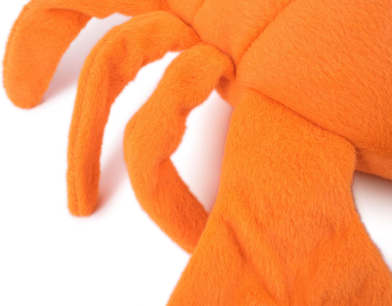 Petface (Seriously Strong Plush and Rubber Lobster Dog Toy, Orange