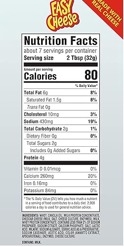 Miniatura 2 de 3 KRAFT Easy Cheese CHEDDAR en lata de 8 onzas