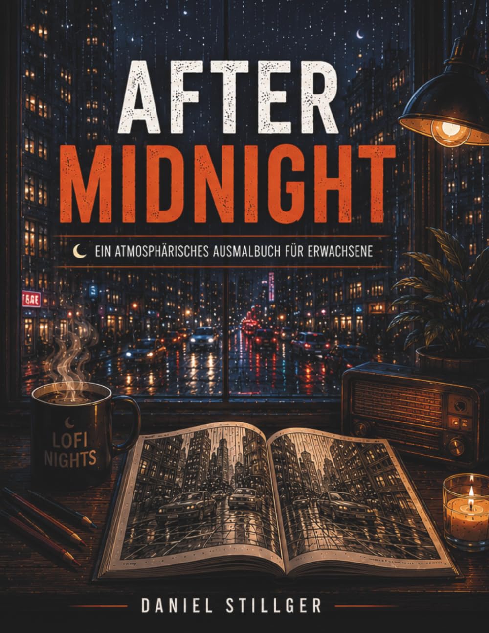 AFTER MIDNIGHT: Ein atmosphärisches Ausmalbuch für Erwachsene