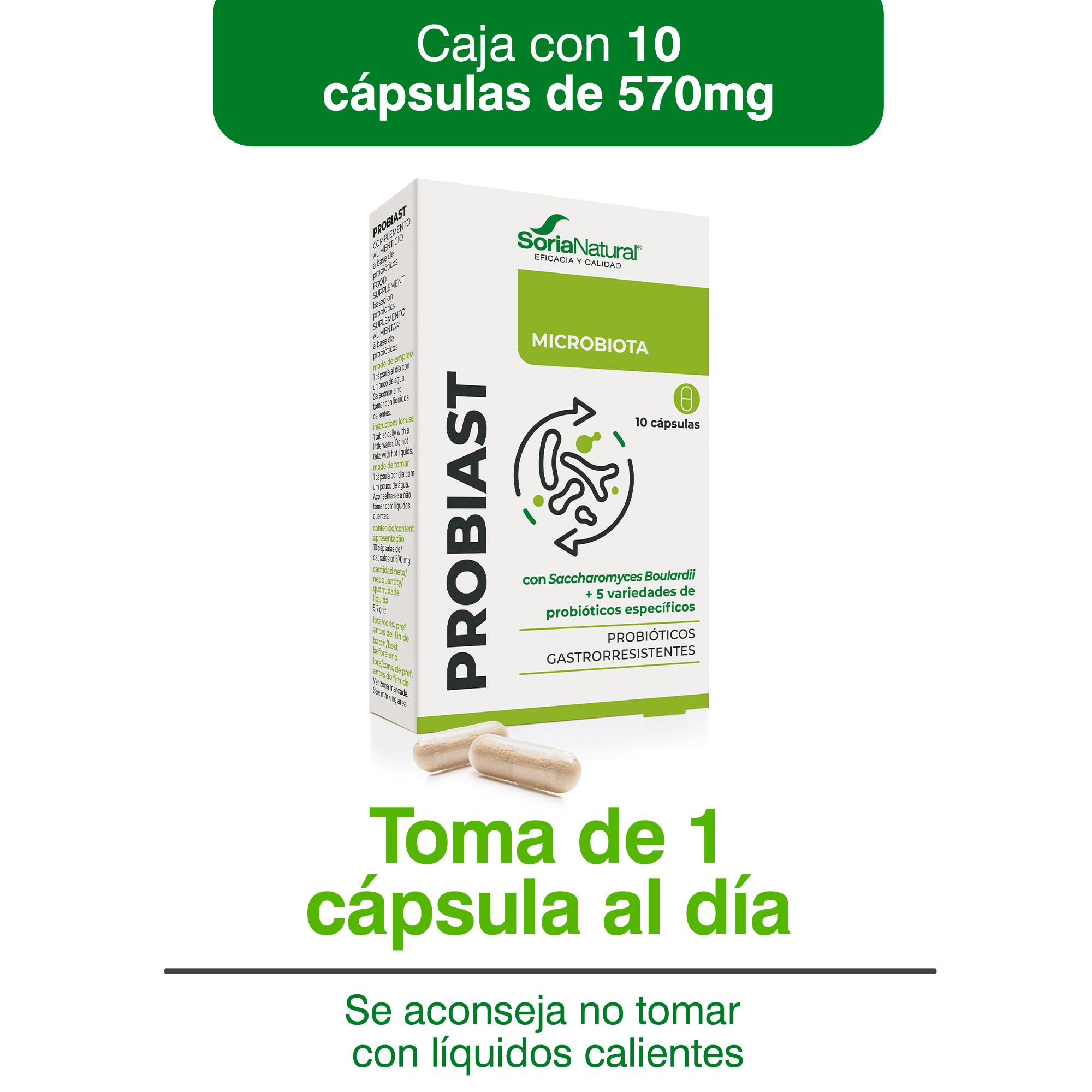 Probiast 10 Capsulas Pharmasor