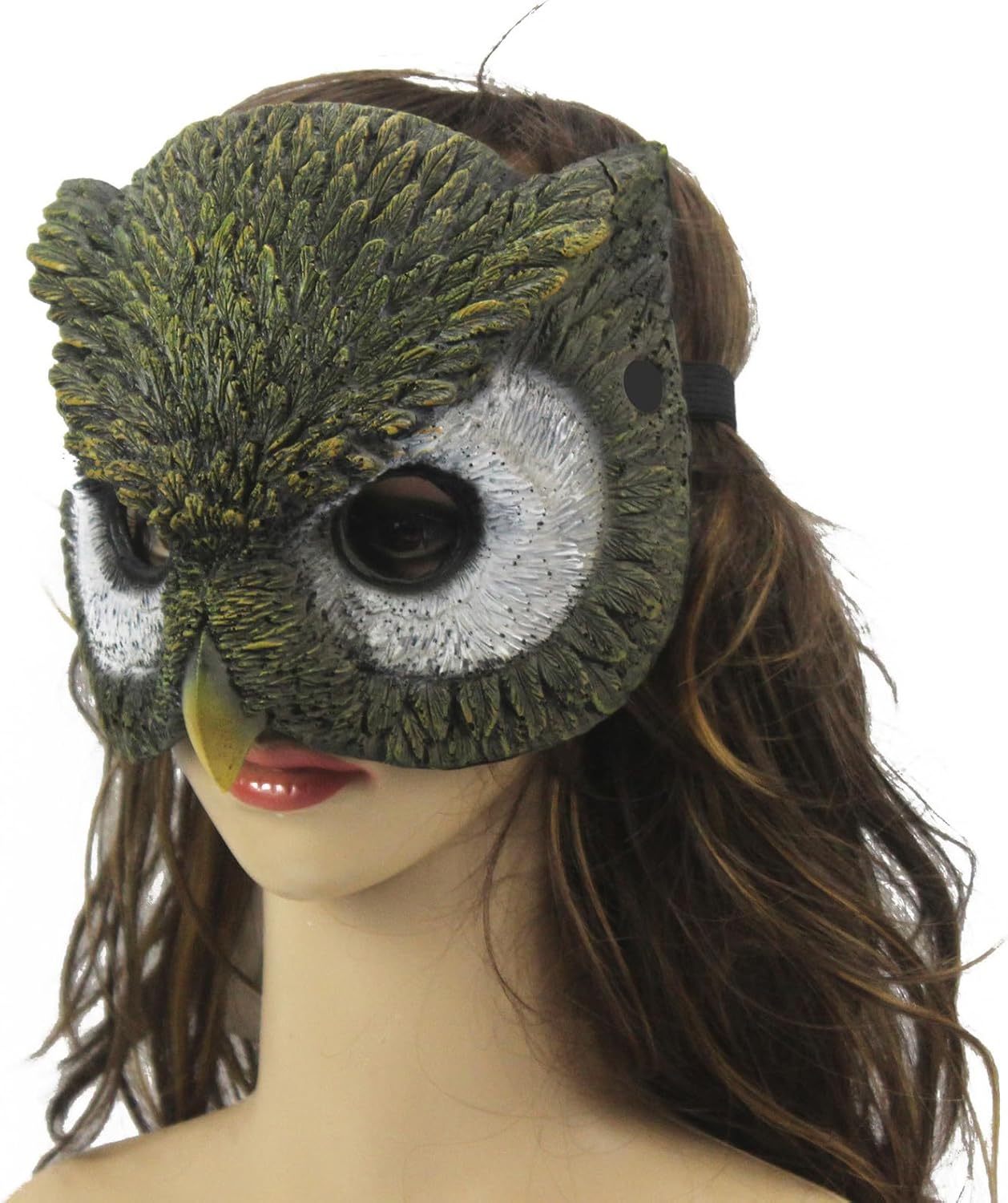 1Pcs Owl Mask Half Face Animal Mask Halloween Owl Mask for Halloween Easter Christmas Costume Party Cosplay Props