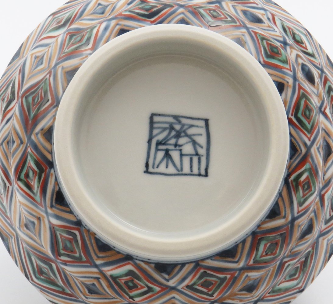 Amazon｜京焼 清水焼 村田幸之介 組飯碗 松鳥格子 MK-005｜飯碗