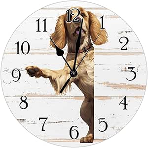 Amazon.com: Swavecat Cocker Spaniel Wooden Wall Clock Cocker Spaniel ...
