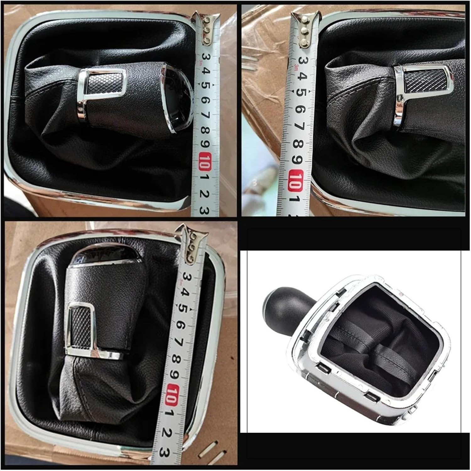 Fit for VW Polo 6C 2015 2016 2017 2018 5 Speed Gear Gear Lever Stick Shift Knob with Leather Boot Car Styling