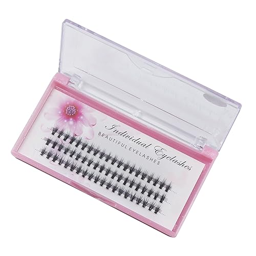 Miniatura 5 de Bodermincer Pestañas postizas de injerto 20D suaves 0.07 C Curl racimos de pestañas kit de extensiones de pestañas individuales, extensiones de