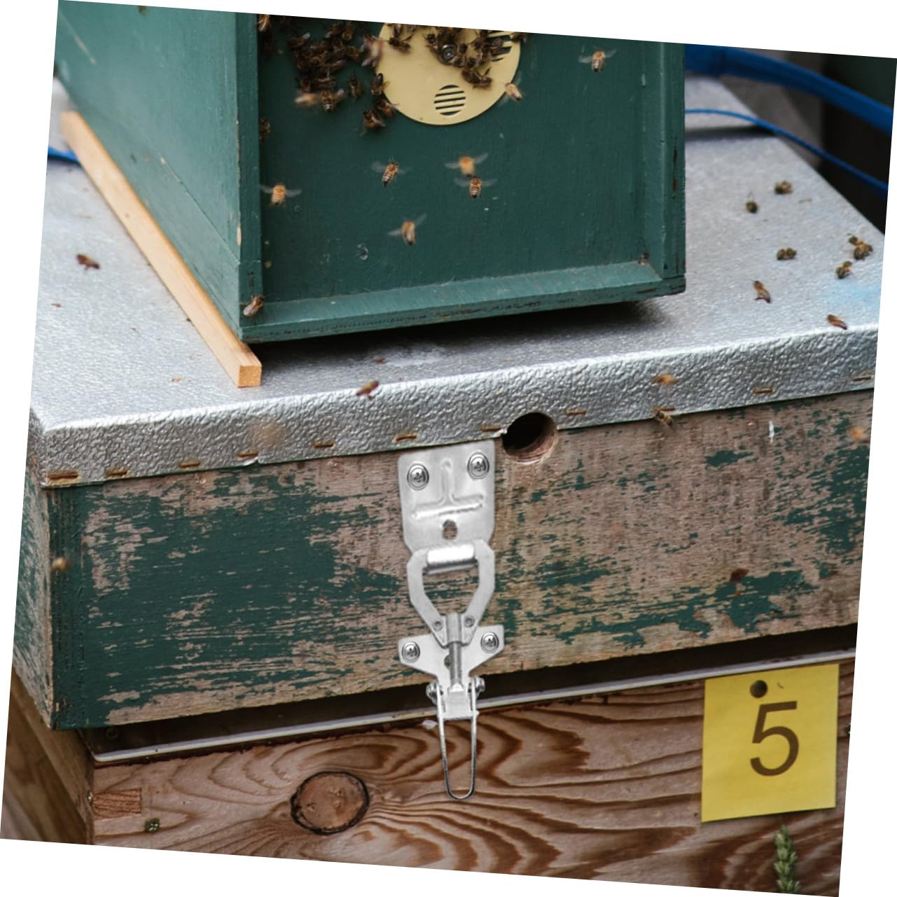 8 Stück Teiliges Verstellbares Verbindungsklammer Bienenstöcke Stabile Imker hive latch verbindung für Schnelle Montage für Boden Aufsatzkästen bei Bienenzucht