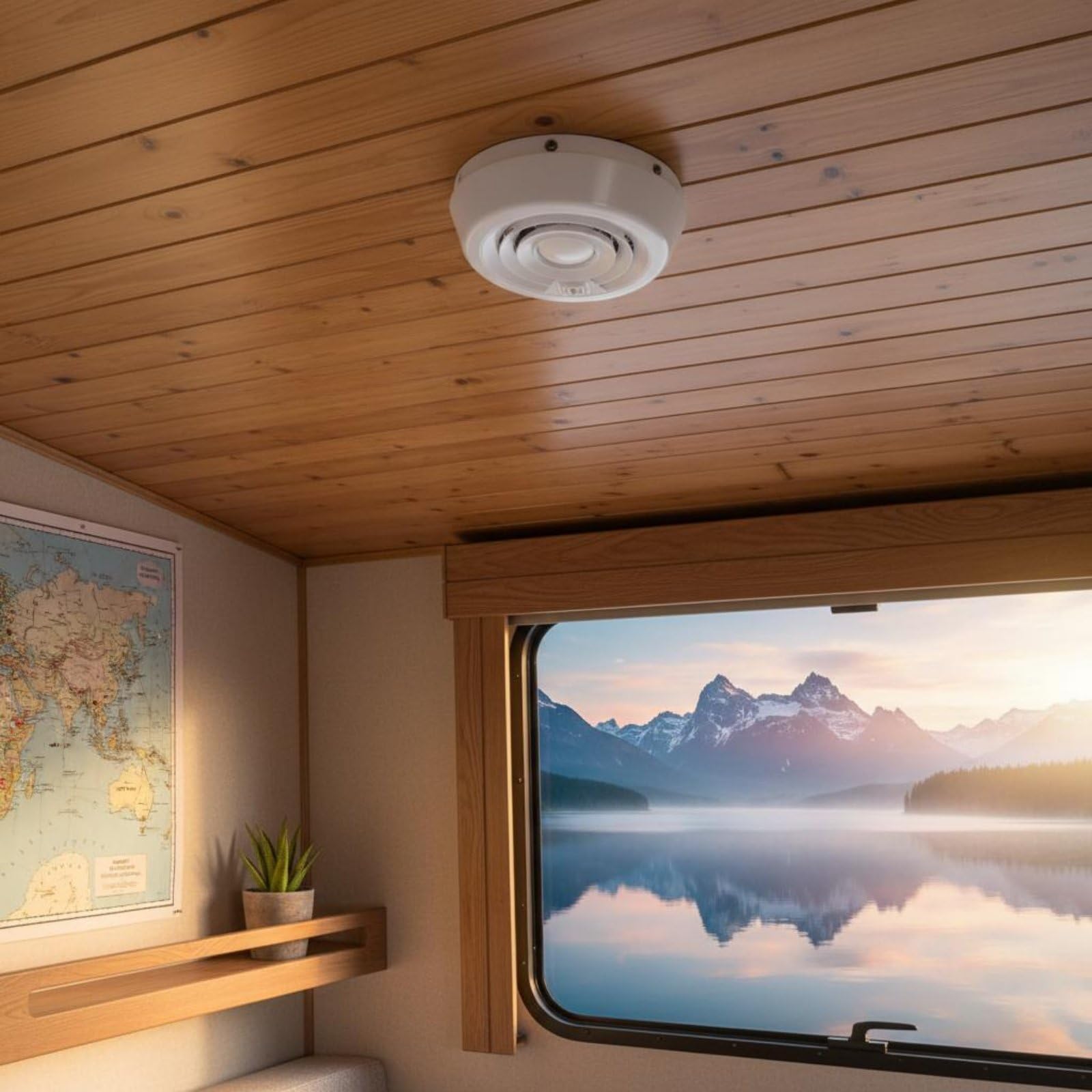 Gralara 12v Dachlüfter Leise Rundlüfter Einbauform Dachventilator für Wohnwagen