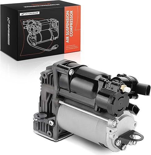 A-Premium Compresor de suspensión neumática compatible con Mercedes-Benz GL320 GL350 GL450 GL550 ML320 ML350 ML450 ML500 ML550 ML63 AMG, repuesto #