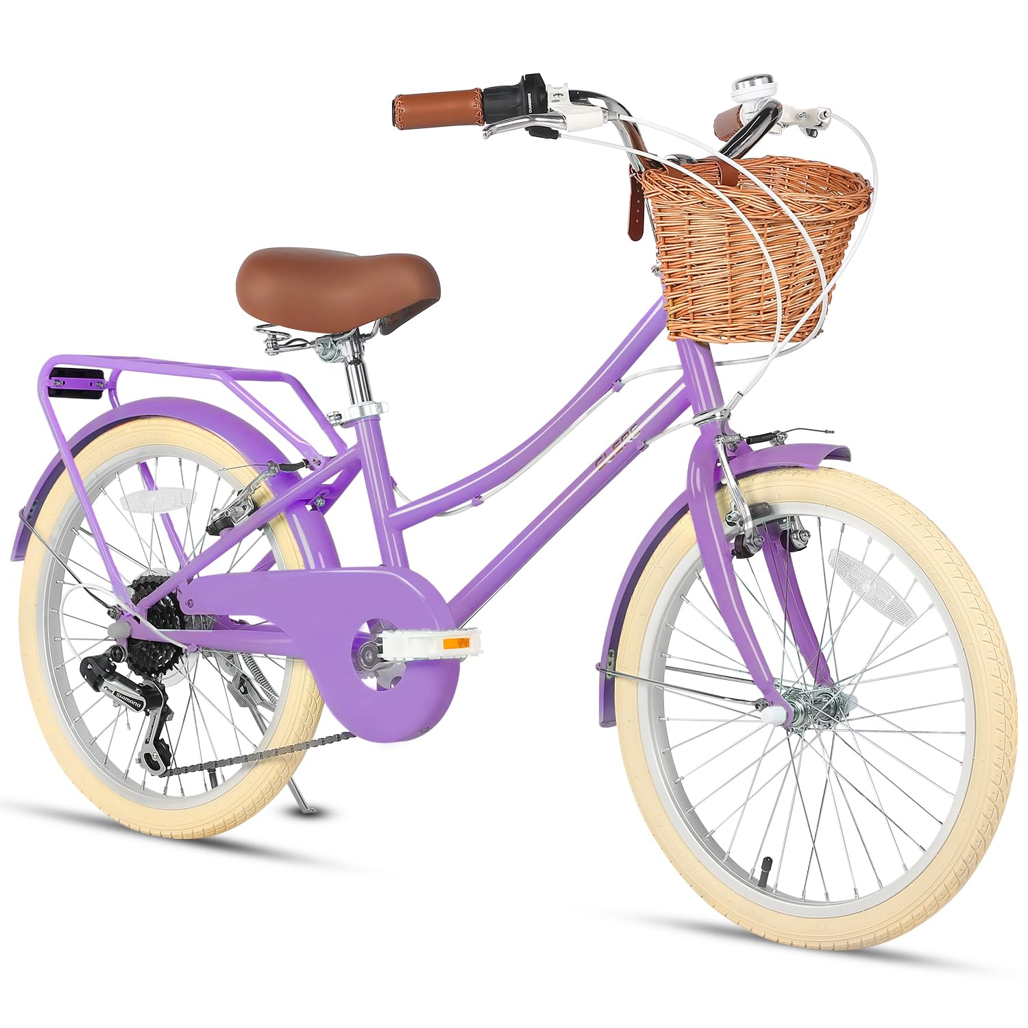 Glerc 20 24 26 Inch Beach Cruiser Bike for Over 6 Years Old Girls and Teen
