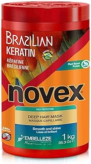 Hair Conditioning Mask, Keratin for Frizz Control & Damage Repair, Ultra Concentrated Formula, 1kg / 35.3 oz