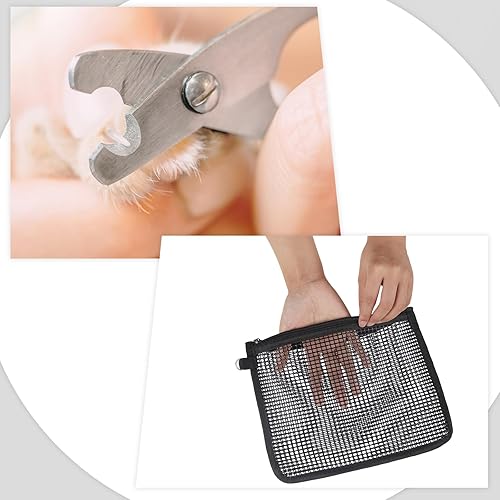 Miniatura 6 de Abbylike 2 unidades de Sugar Glider - Bolsa de recortadora de uñas, bolsa de malla de 7.87 x 9.84 pulgadas, bolsa para conejillo de indias, ratas,