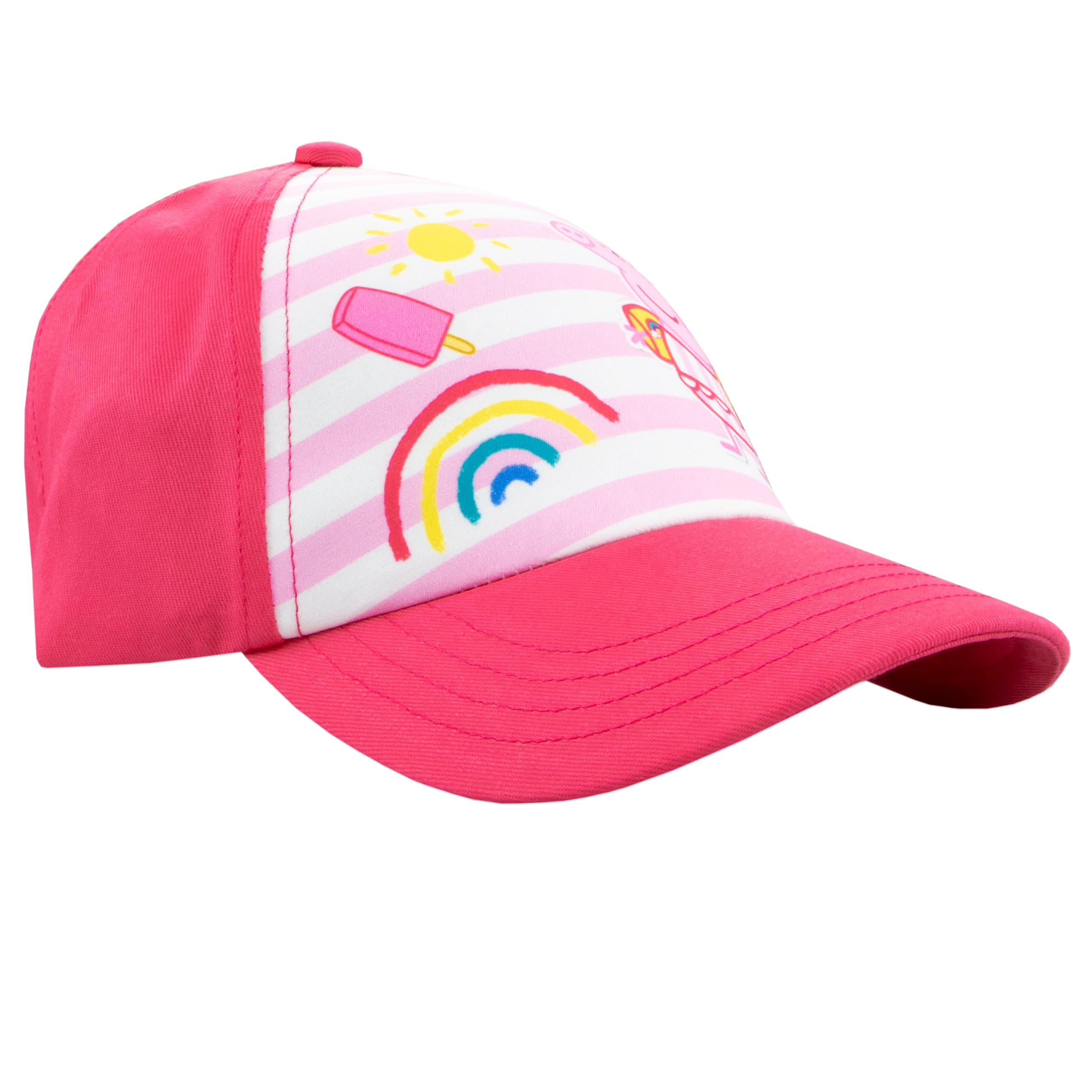 Peppa Pig Cappello Berretto da Ragazza | Cappello Estivo da Bambina | Taglia Unica Rosa