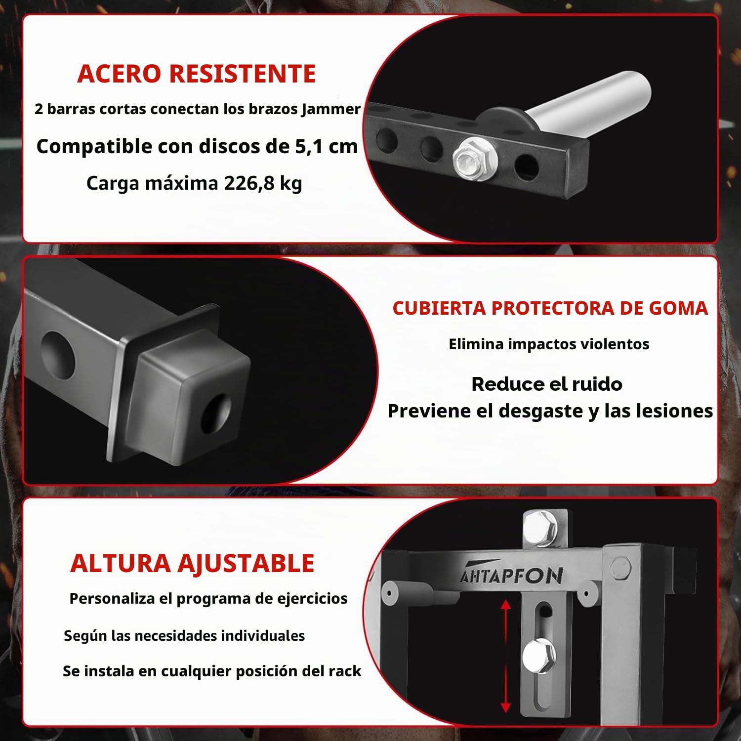 Accesorio para elevación Lateral Máquina de elevación Lateral de pie Máquinas de Press de Hombros Capacidad de Peso de 500 Libras