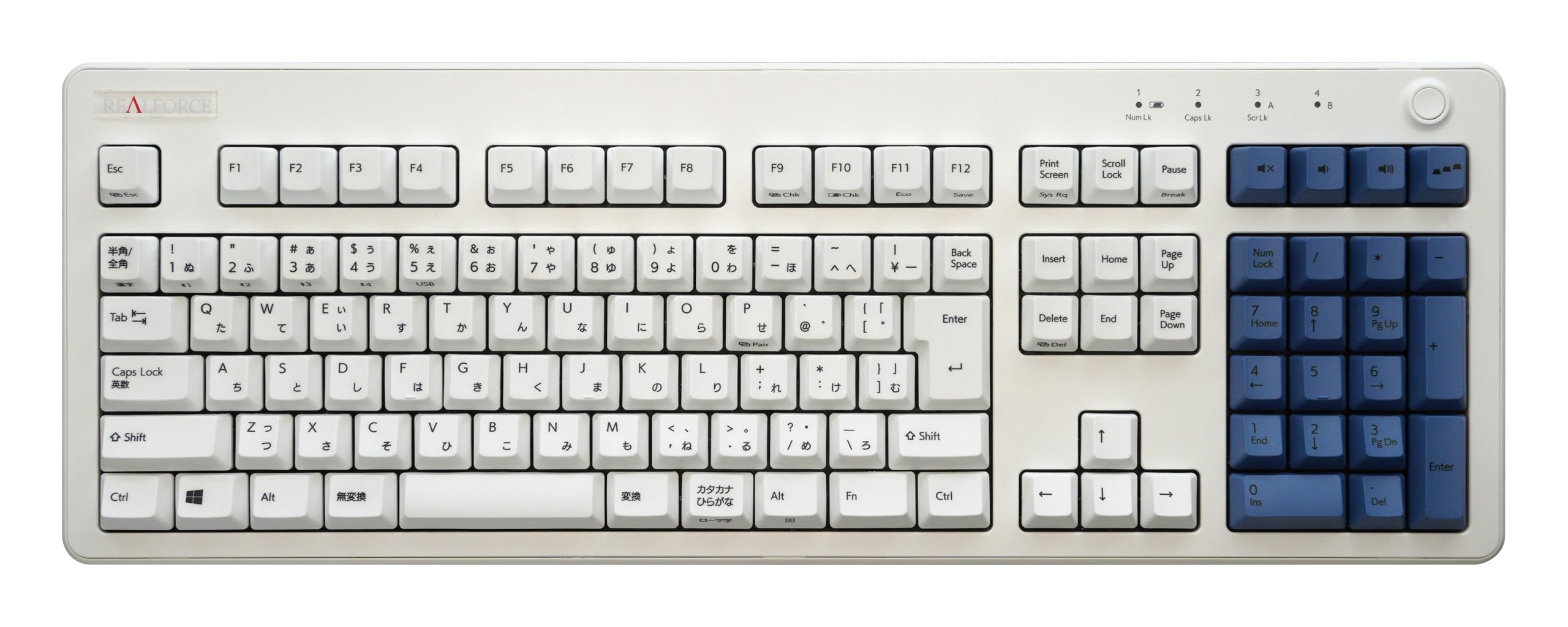 Amazon.com: Topre Realforce R3 Dye Sub PBT Keycap Set (Dark Blue