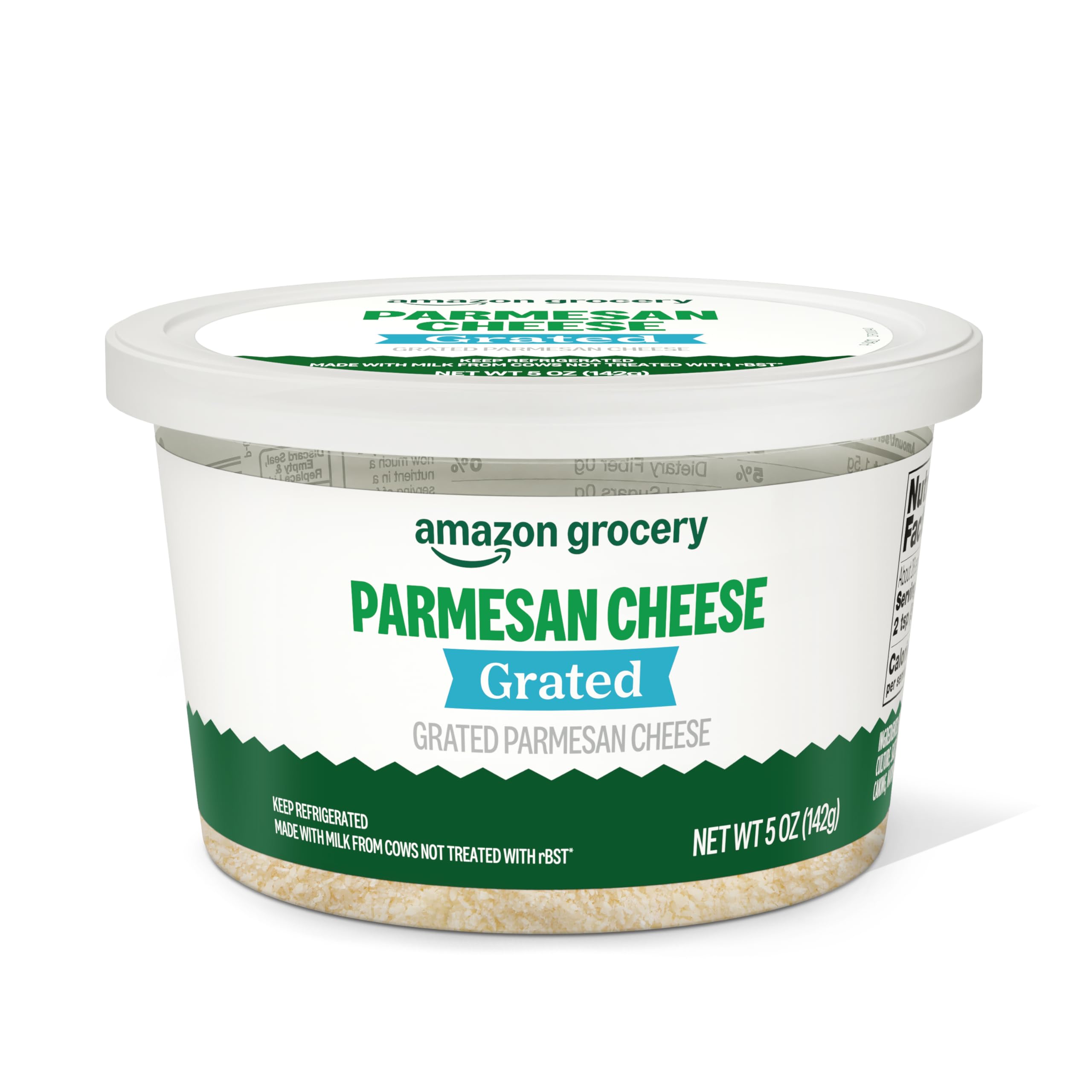 Amazon.com: Amazon Grocery, Grated Parmesan Cheese, 5 Oz : Grocery