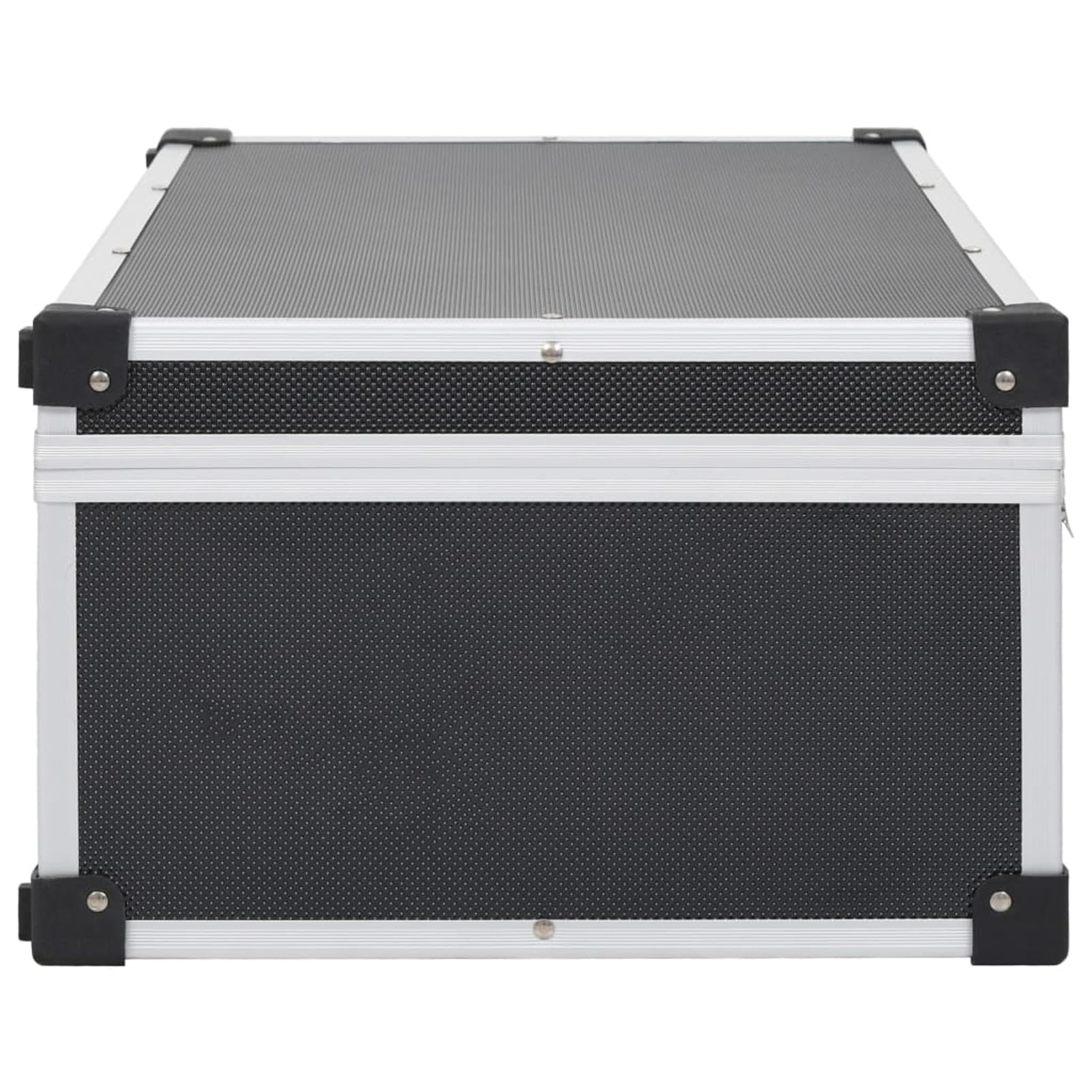 Gecheer Custodia CD per 80 CD in alluminio ABS nero professionale custodia per CD DVD organizzato per DJ musicisti studi cinematografici