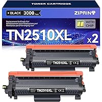 ZIPRINT TN2510 TN2510XL TN-2510 XL Toner Compatibili per Brother MFC