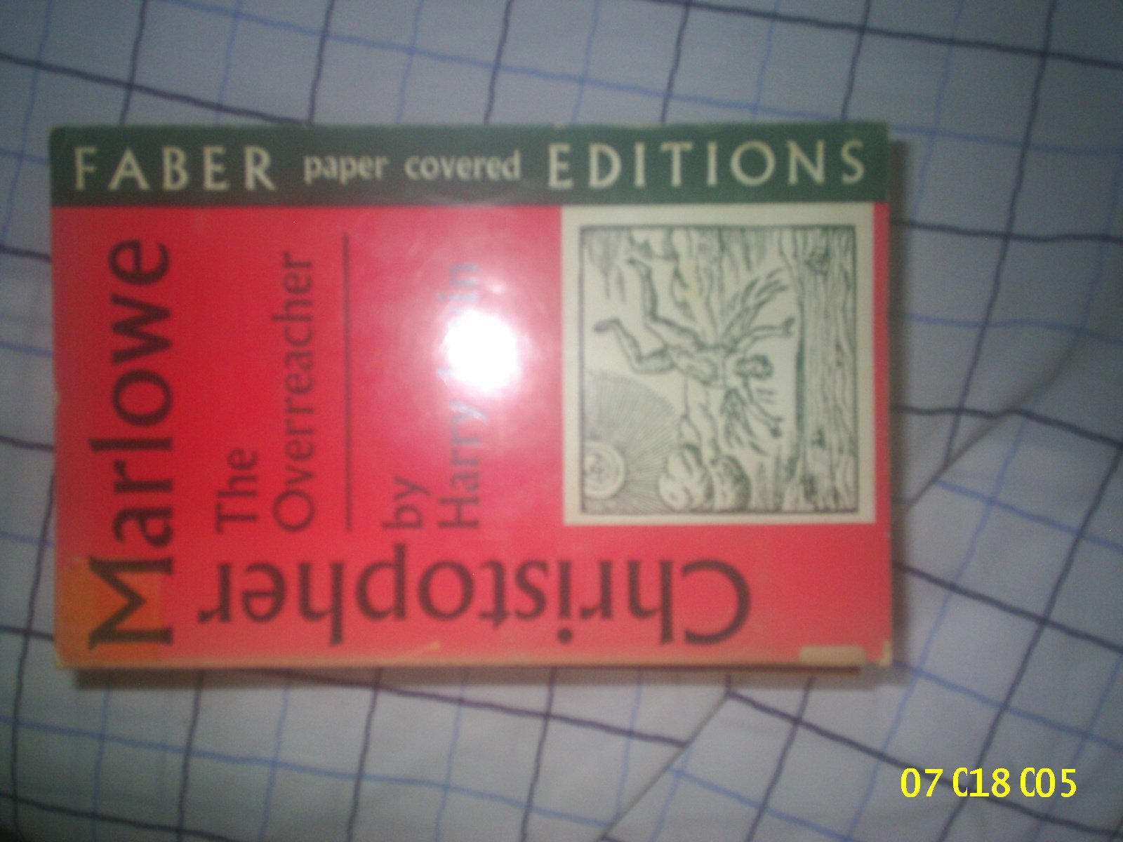 Buy Christopher Marlowe: Overreacher — BookShops.in