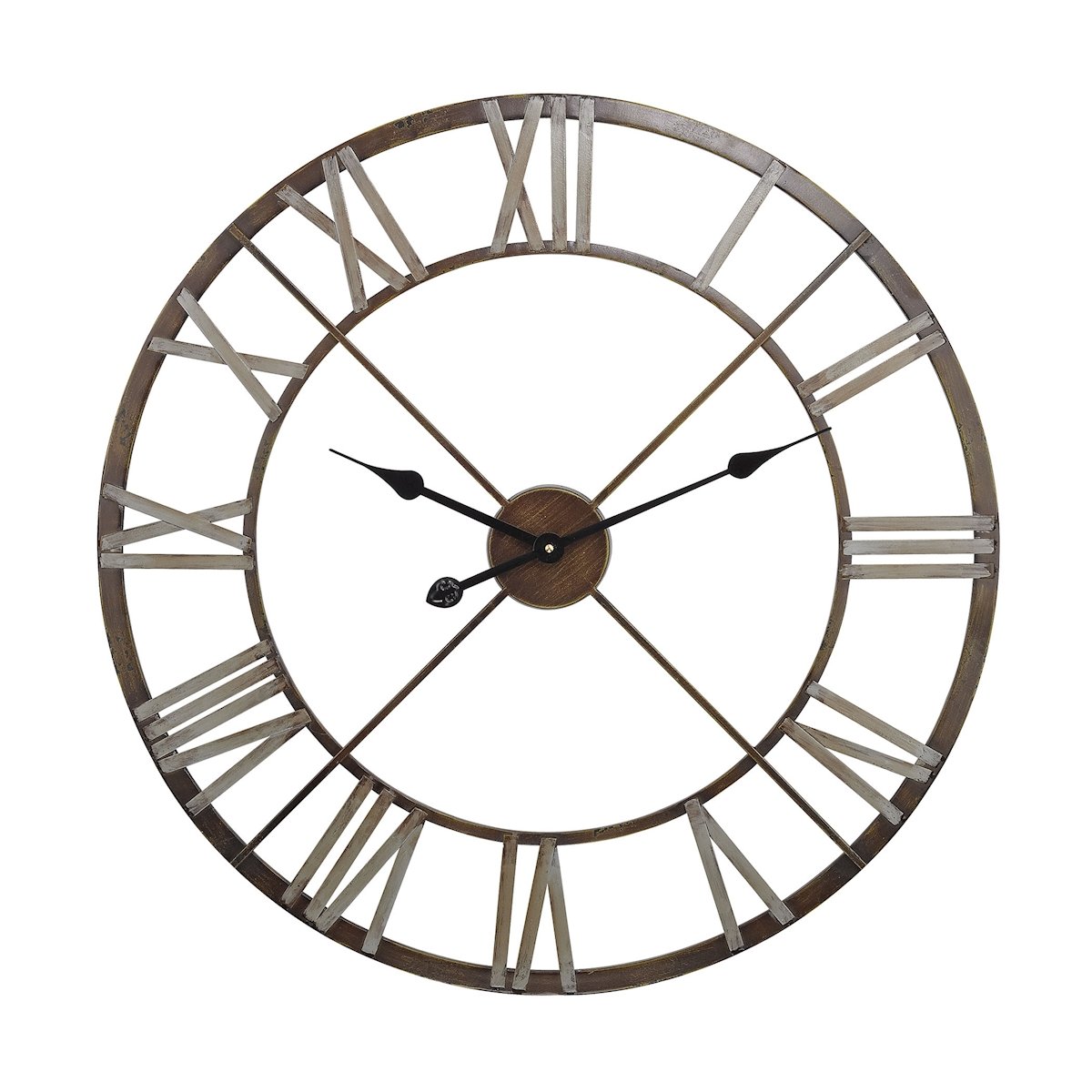 Elk Lighting Open Centre Iron Wall Clock.
