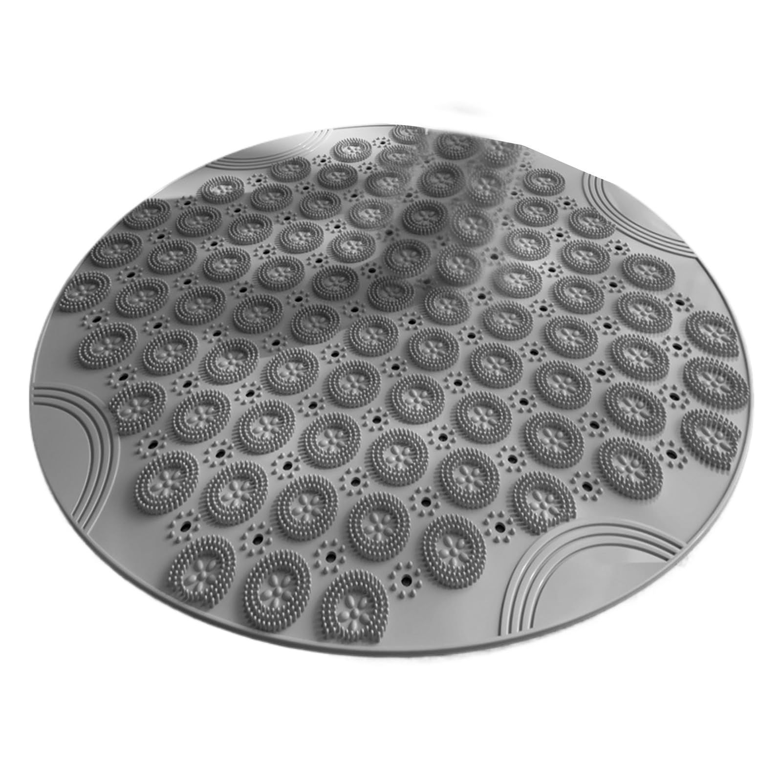 Jazuaiao Round Bath Mat Antislip Feature Shower Bathtub Floor Enhances Bathroom Bathmat