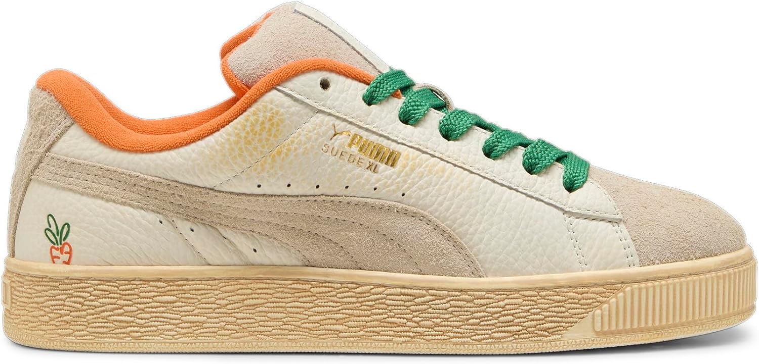PUMA Mens Suede XL 2 Carrots Lace Up Sneakers Shoes Casual - Beige