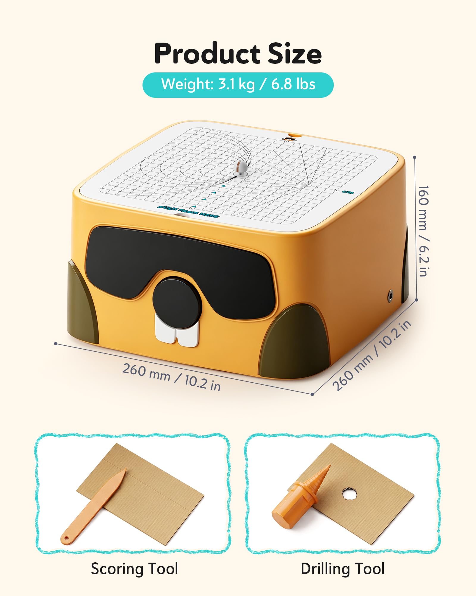 Strumenti di cartone per bambini, kit di strumenti di costruzione in cartone fai da te, taglierino per bambini, giocattolo per bambini per ragazzi e ragazze, perfetto per famiglia, amici, progetti