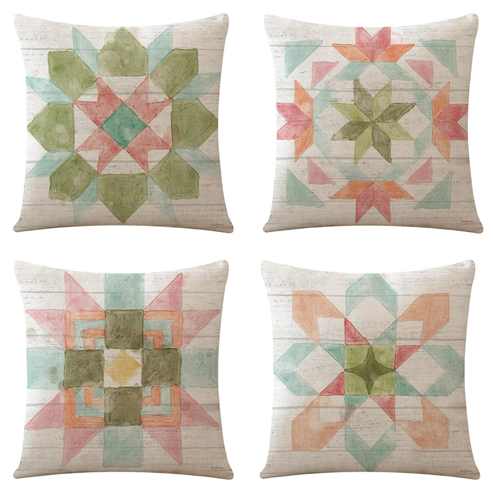 Housses de coussin 45x45 cm lavables pour protéger et moderniser votre canapé usé