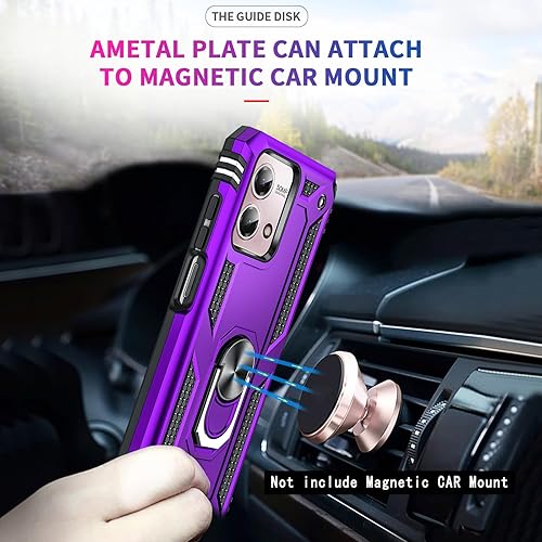 Miniatura 4 de LeYi Funda para teléfono G Stylus 5G 2023 (XT2315), Motorola Moto G Stylus 5G 2023 con 2 protectores de pantalla HD, funda de grado militar con