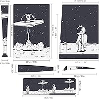 Vista 6 de Alien in Space 5 Skin Controller Accessories Cover Skins Anime Vinyl Cover Sticker Full Set for 5 Disc Edition
