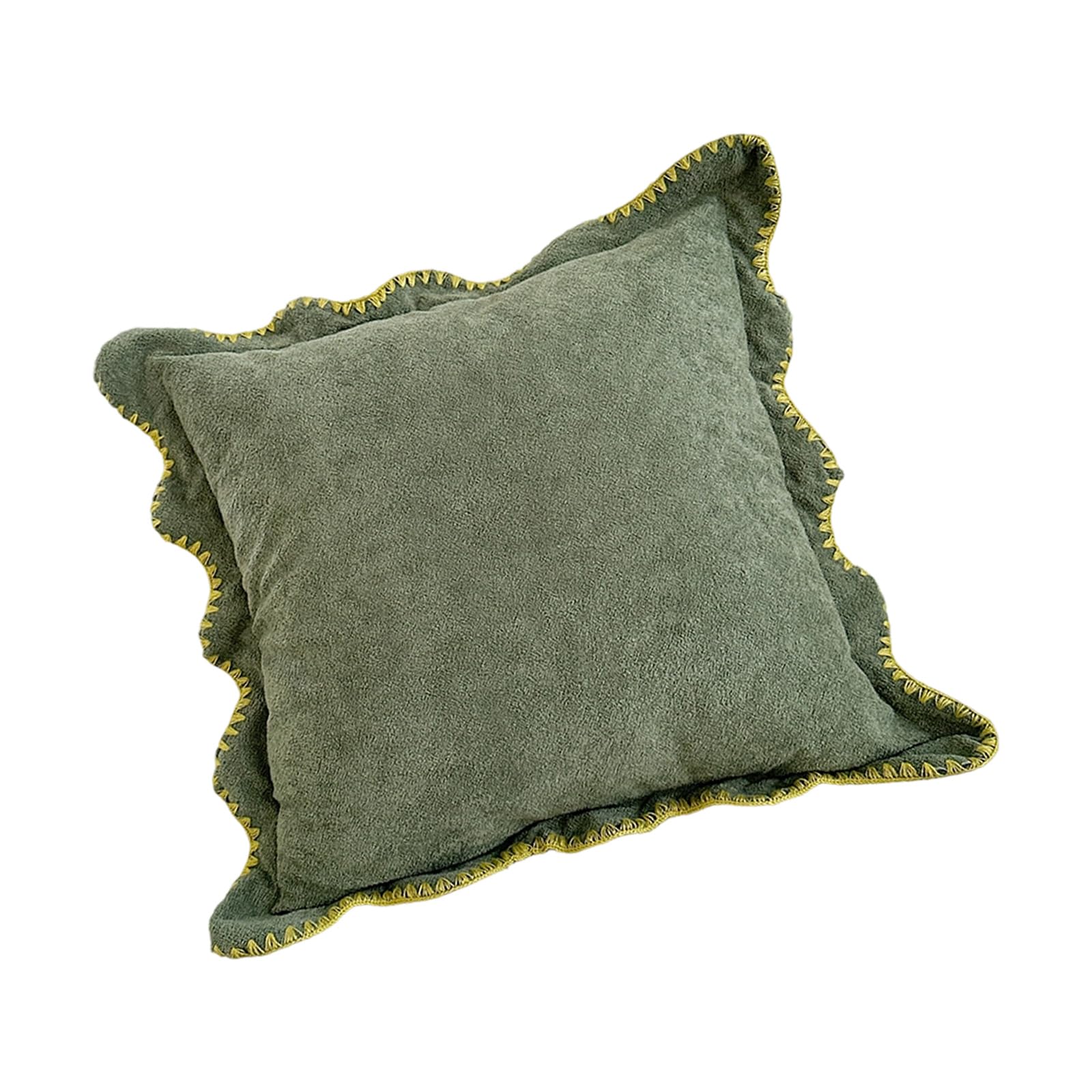 Msioytog Multifunctional Cloud Plush Cushion Cover Washable Cover for Sofa Bedroom Chair Decorations Decorative Edges Pillowcase